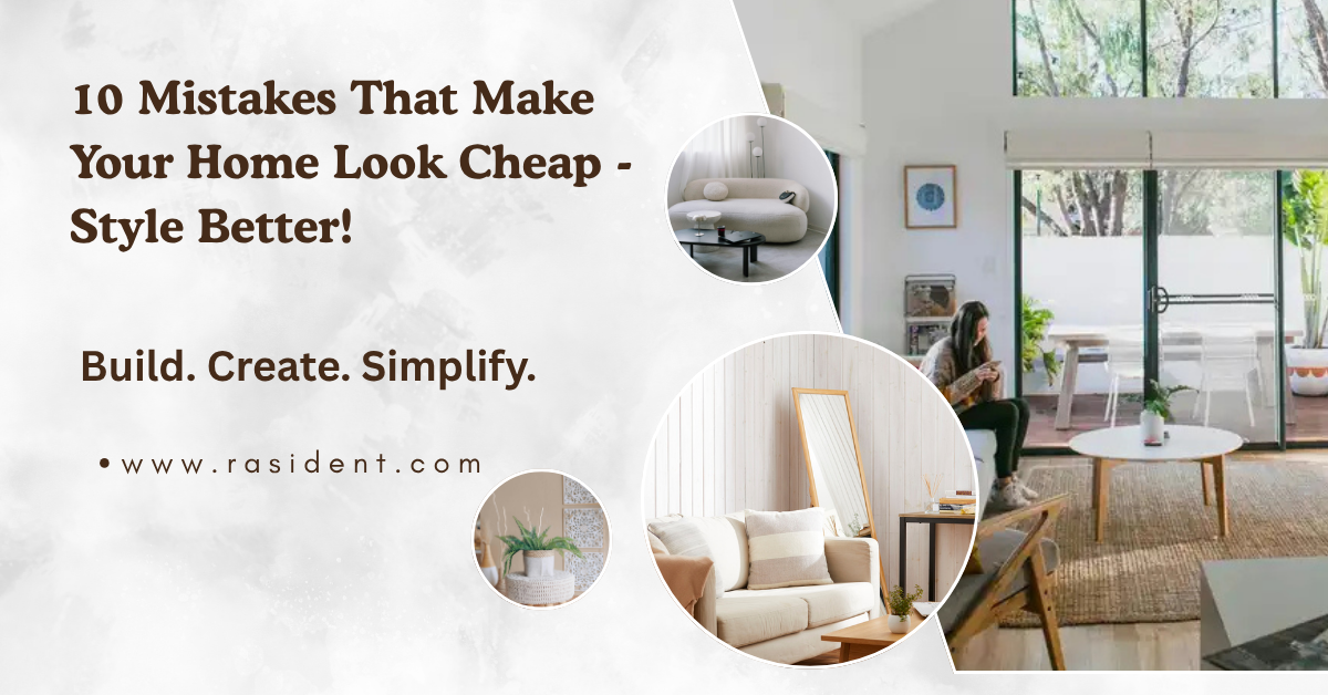 10 Mistakes That Make Your Home Look Cheap