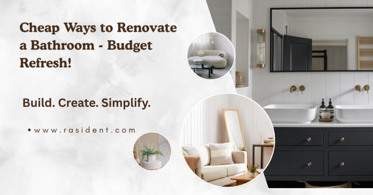 Cheap Ways to Renovate a Bathroom