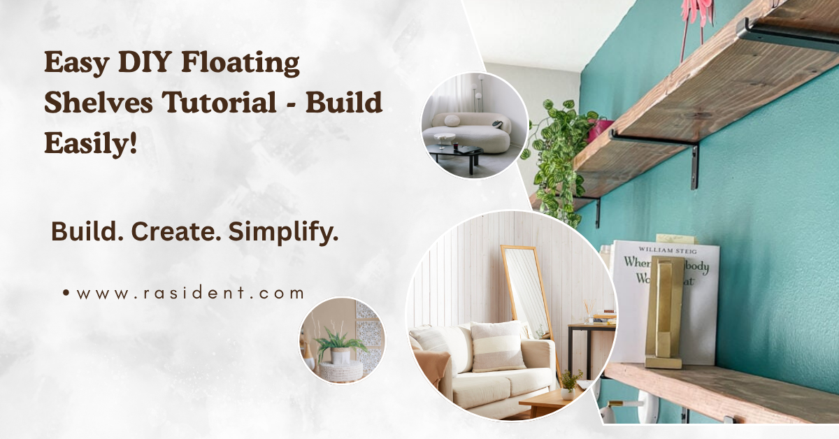 Easy DIY Floating Shelves Tutorial