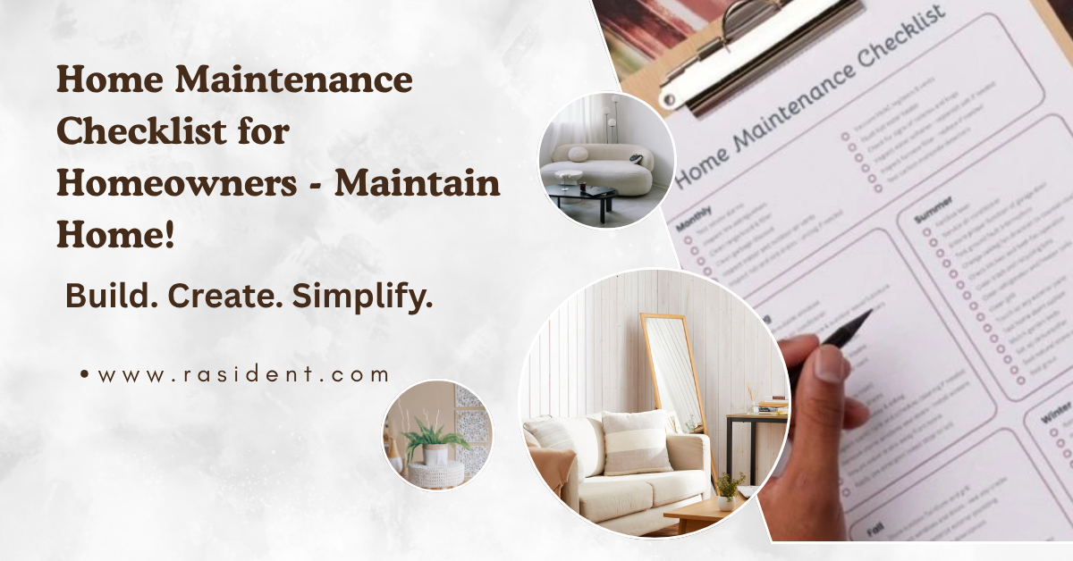 Home Maintenance Checklist for Homeowners