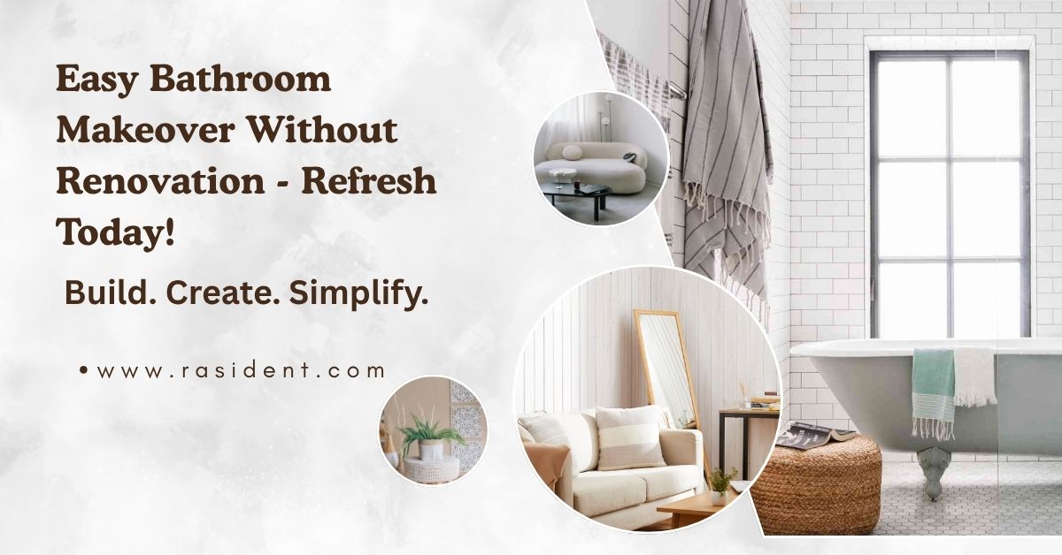 Easy Bathroom Makeover Without Renovation