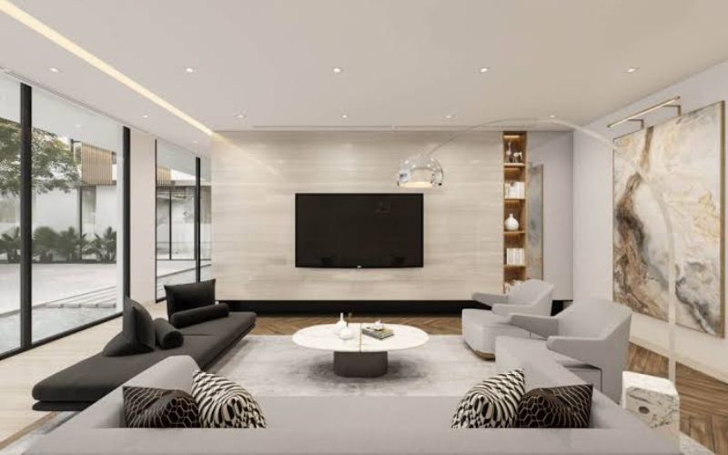 What colour schemes are best for the interiors of luxury homes