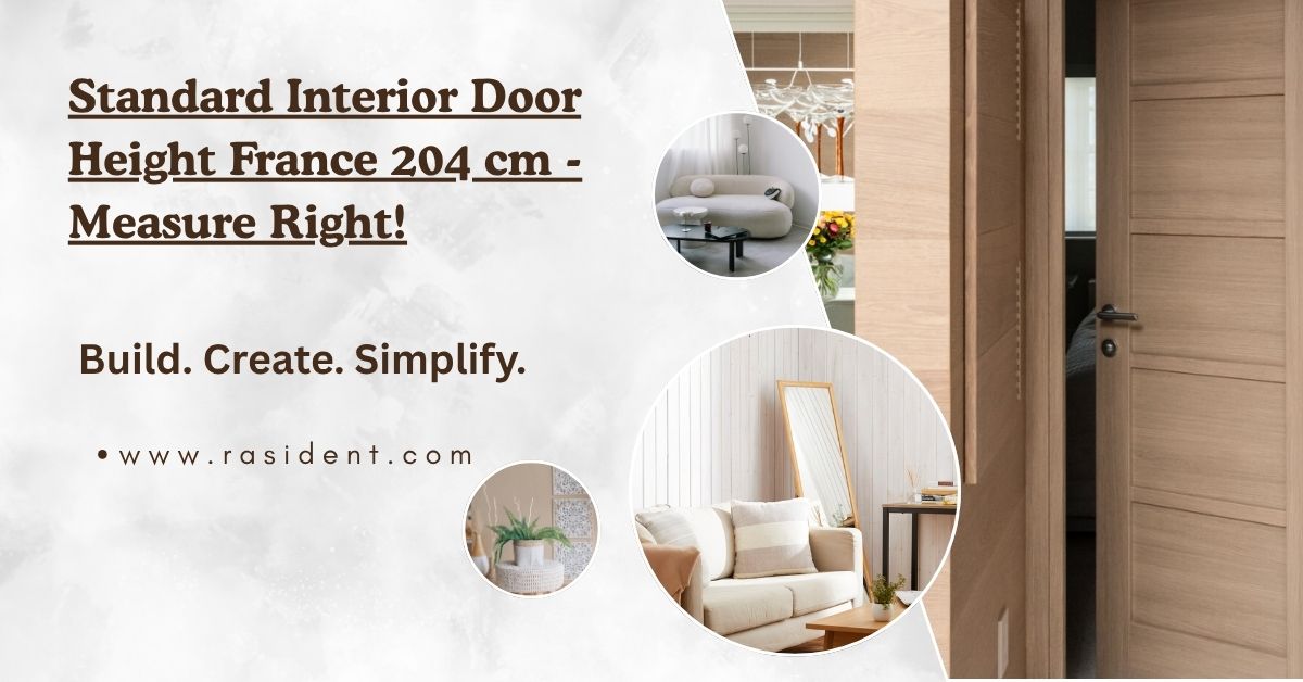 Standard Interior Door Height France 204 cm