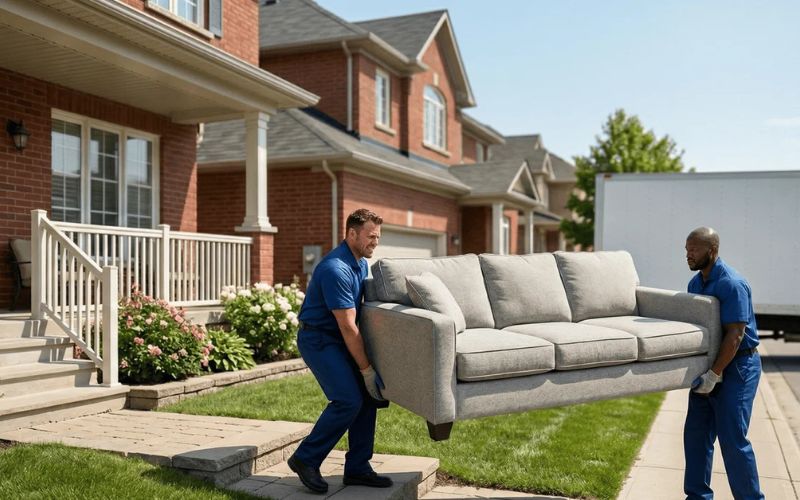How much does a couch weigh for transport? 
